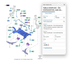 Salıncak Sağ (Alt Tabla) Kuga 13 ( AYD13108 - CV613A423AAC )