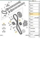 Triger Seti  116 Diş 307 308 407 508 DW10BTED4 DW10U