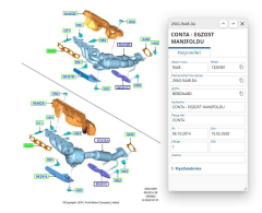 Eksoz Manifold Conta Focus Fiesta Cmax 12  ( RYL566020 - 2S6G9448DA )