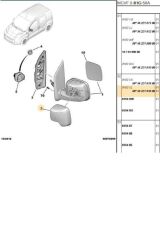 Sol Ayna Bipper (M0011046-8153VL)