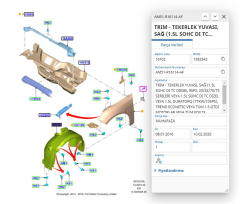 Kaput Açma Kolu (Telli) Panel Üstü Focus 12  ( FSE11336020 - BM5116A770AC )