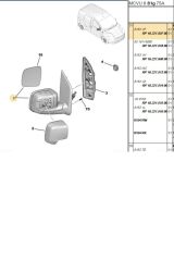 Sağ Ayna Bipper (E1210-8153VF)