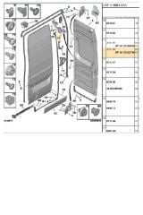 Boxer Jumper Ducato3 Arka Kapı Gergisi Sağ (P1613353780)