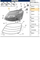 Far Sağ Partner Berlingo 02>07 DW8 (505639-6205AW)