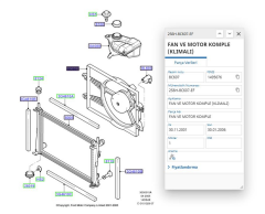 Su Radyatoru Fıesta Mekanık  1.4 Tdcı 02 ( VKA161900 - 4S6H8005CB )