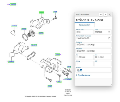 Termostad Yuvası Fiesta Focus Mondeo 09 Bnz ( 2S6G9K478BD )
