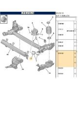 Arka Travers Burcu 207 208 C3 Picasso (5131E9-MH13329)