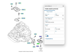 Şanzuman Alt Takozu Focus Cmax Kuga Connect ( AV616P082AC )