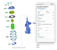 Amortisör Üst Rulmanı Focus 18  ( MRLPMA234A - JX613K099AEB )
