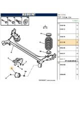 Arka Travers Burcu 307 C4 (5131A4)