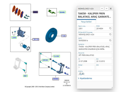 Disk Balata Ön Fiesta VI 08 ( KAB2467516505 - ME8V5J2K021AA )