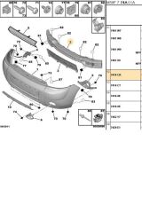 Ön Tampon Darbe Emici Berlingo Partner II (ROT131101-BPE309068-7414CR)