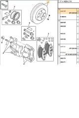 Ön Disk Xsara 206 (186598-DF2815-4249A5)
