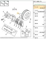 Ön Disk 406 Xantia (186533-4249.J1)