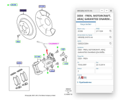 Fren Disk Arka Düz (302Mm) Mondeo 07  ( AYD50176 - 6G912A315BB - MEGG9J2A315AA )