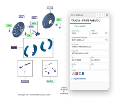 Arka Pabuçlu Balata Fiesta 09 ( KAB1238035004P - 8V512200AD - ME8V5J2200AD )