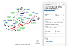 Fren Hortumu Arka Fiesta Bm 09 ( TIEF0418 - 8V512282AF )