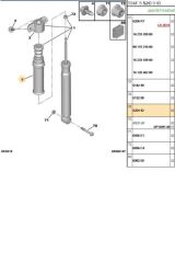 Arka Amortisör Körüğü 307 (525442-MH13445)