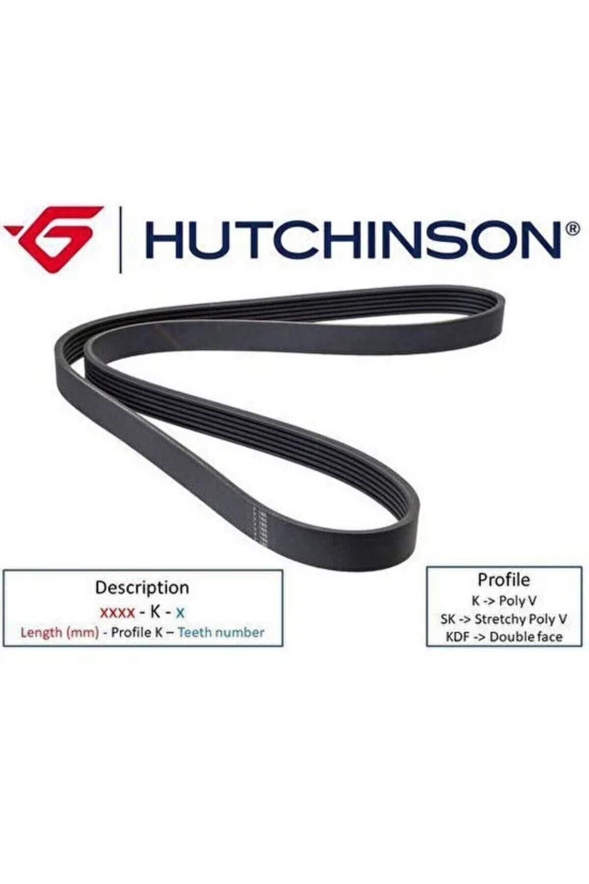 V Kayışı 106 206 306 307 TU5 (6PK1050-5750.WY)