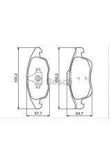 Ön Balata 5008 C4 Tepee Berlingo (0986495258)