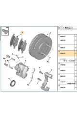 Ön Balata 5008 C4 Tepee Berlingo (0986495258)