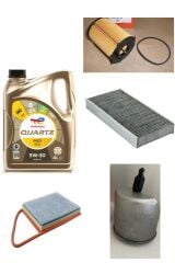 C5 1.6 HDİ Euro 5 (2011/2014) Filtre Bakım Seti