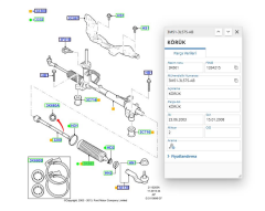 Direksiyon Körüğü Focus Bm 04 ( MKS1537 - 3M513L575AC - 4M513L575AC )