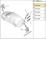 Arka Peugeot Yazısı Ve Aslan Arması 301 (9678484680)