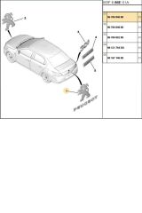 Arka Peugeot Yazısı Ve Aslan Arması 301 (9678484680)