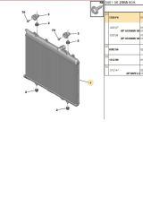 Su Radyatörü DW8 Partner Berlingo 307(2045011-163300-1330F4)