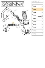 Boxer Jumper Ducato1 2 Hava Filtre Hortumu 2 8 (P1426H3)