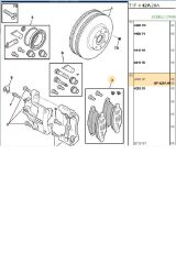 Arka Balata 206 Xsara  (0986494039-4254.94)