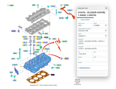 Silindir Kapak Contası 3 Çentik Dv5R 1.5 Hdı Focus 18 308 508 3008 ( POJ9824493780 - JX6Q6051BB )
