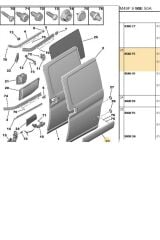 Kapı Çıtası Sürgülü Sağ Partner (BPE309146-8546F5)