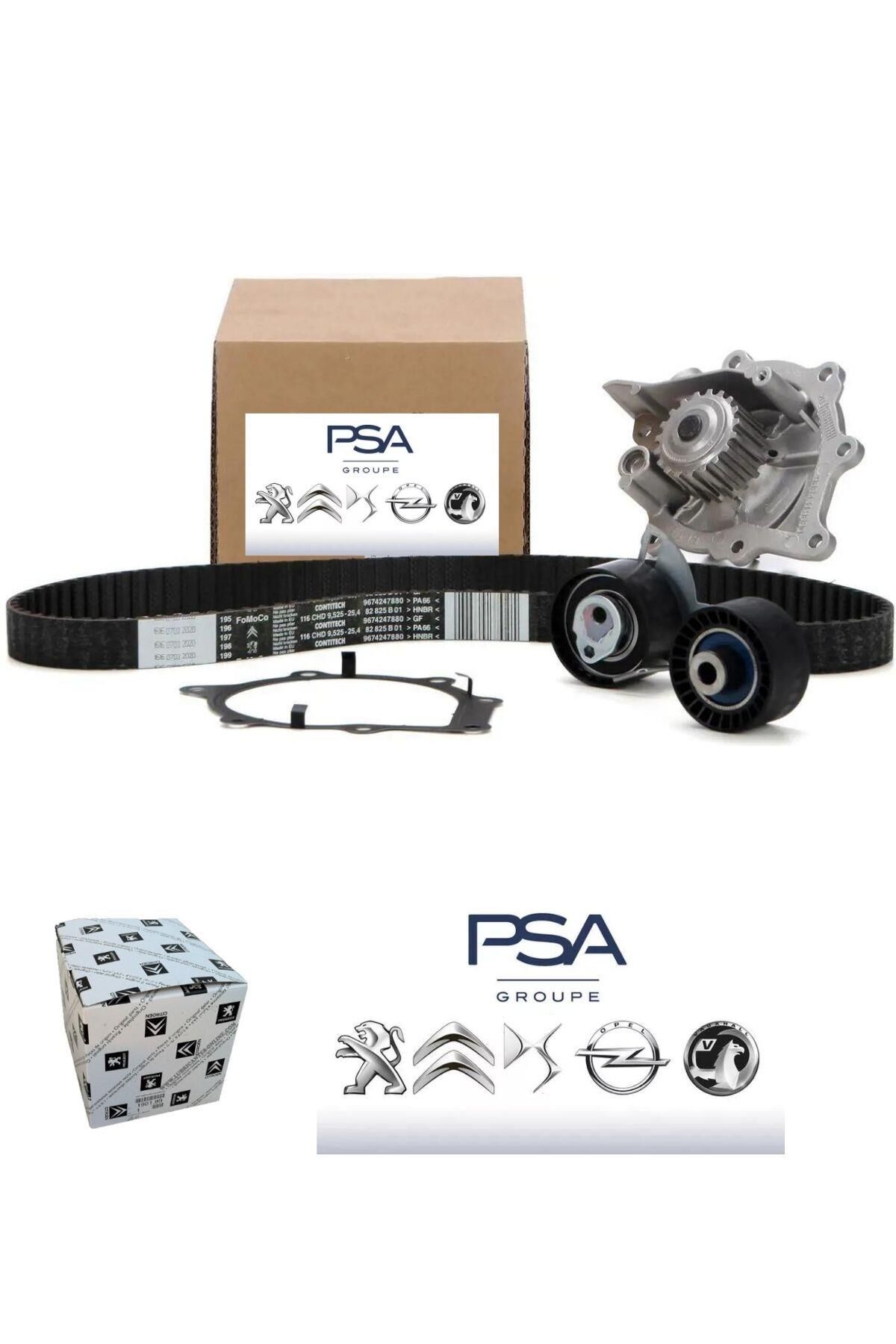 Triger Set + Devirdaim  1.5 Courier Focus Fiesta 208 308 2008 3008 C3 C4 Berlingo Crossland Euro 6 İnce Kayış (1684891880-1684448180)