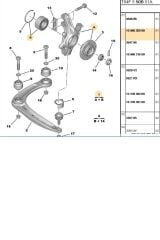 Aks Taşıyıcı Sol Tepee (22705008-MGA71136-1606630980)