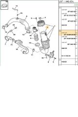 Boxer Jumper Ducato3 Euro4 Euro5 Euro 6 Hava Filtresi (P1606402680)