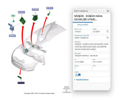 Hava Sıcaklık İkaz Müşürü Fiesta 09 Focus Mondeo ( HEL6PT009522011 - 6M5T10K936AC )