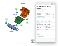 Bagaj Kilidi Fiesta 09 ( FSE11336019 - 8A61A442A66BE )