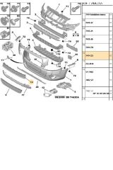 Ön Tampon Izgara Partner Tepee Berlingo (7414ZS-22352006)