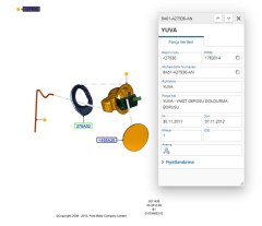 Yuva - Yakıt Deposu İç Fiesta 09 ( 8A61A27936AN )