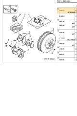 Ön Disk 306 405 Xsara (DF1123-4249.K4)