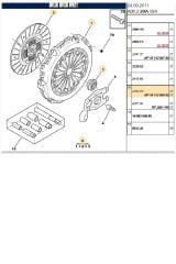 Debriyaj Seti 206 207 C3 Bipper Tepe Nemo 1.4HDI (006200600-2052.E0)