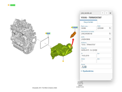 Termostat Komple Focus Fiesta Kuga 1.5 Dizel 18 ( FSE11623047 - JX6Q8A586AB )