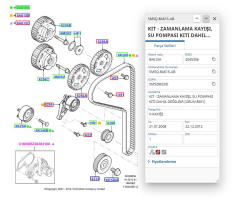 Triger Seti Fiesta 09 C Max Focus Fusion Mondeo Bnz ( 5M5Q8A615AB )