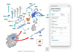 Enjektör Geri Dönüş Borusu Focus 18  Ecosport 1.5  ( IBR19991 - JX6Q9K022AA )