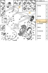 Boxer Jumper Ducato3 Arka El Fren Teli Turtel (5721213-Cavo 6002712-474617-1612040080)