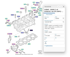 Subap Takımı Std Fiesta Focus 1.4 16V Benzinli 02  ( GNS66586659 - 1S4G6507BB - 1S6G6505BA )