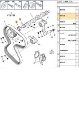 Eksantrik Keçesi 206 306 406 Expert Partner Berlingo (080714-SKT040747V)