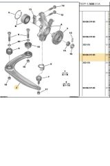 Sağ SalıncakC4  DS4-5008 (97CI13652-9805607380)